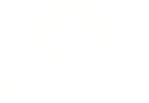 logo trắng điện mặt trời toàn cầu
